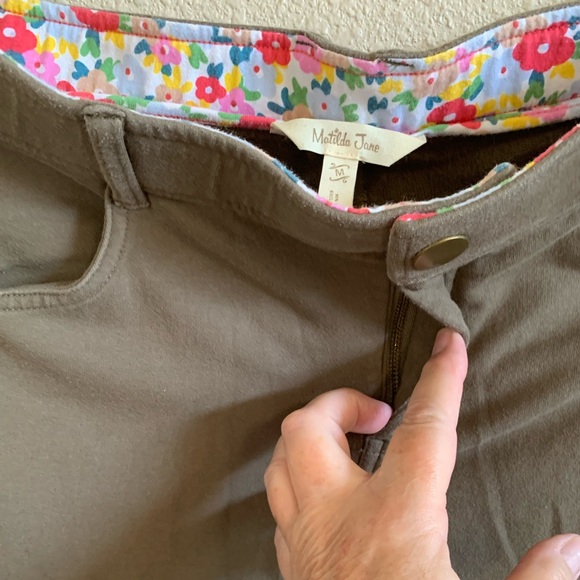 Matilda Jane Olive Floral Embroidered Pants 🌴 - Picture 12 of 15